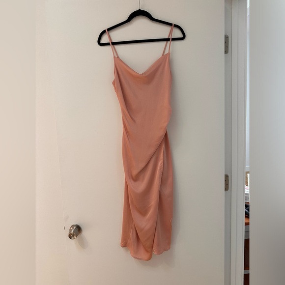 Pink Cowl-neck Slip Dress - Picture 3 of 6